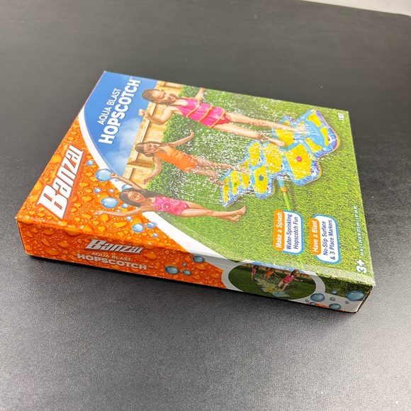 Banzai Aqua Blast Hopscotch Water Sprinkler Summer Game - Picture 2 of 11
